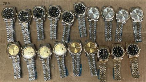 u.s. customs fake watches